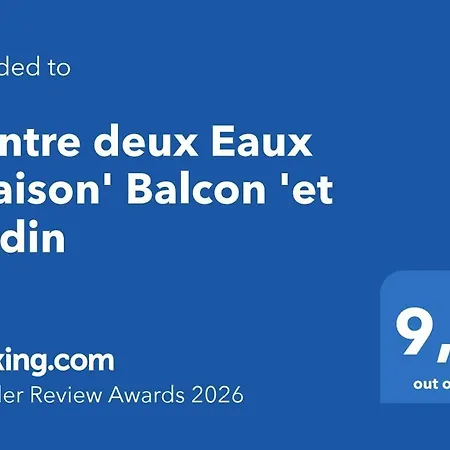 L'entre Deux Eaux 'maison' Balcon 'et Jardin Hébergement de vacances Reims